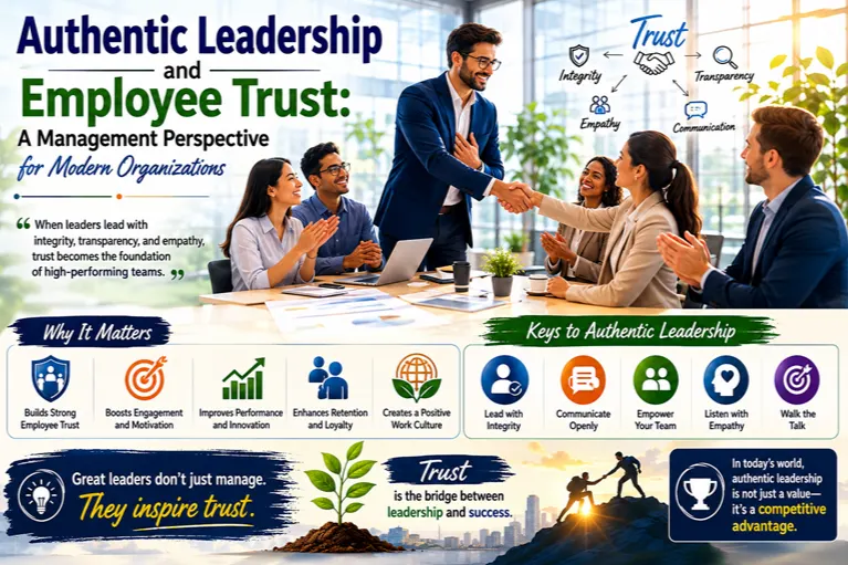 Authentic Leadership and Employee Trust: A Management Perspective for Modern Organizations