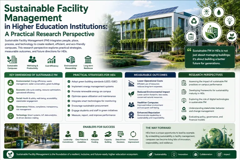 Sustainable Facility Management in Higher Education Institutions: A Practical Research Perspective